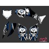 Kit Déco Quad Trash Yamaha 350-450 Wolverine Noir Bleu (2006-2009)
