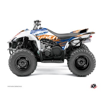 Kit Déco Quad Eraser Yamaha 350-450 Wolverine Bleu Orange (2006-2009)