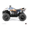 Kit Déco Quad Eraser Yamaha 350-450 Wolverine Bleu Orange (2006-2009)