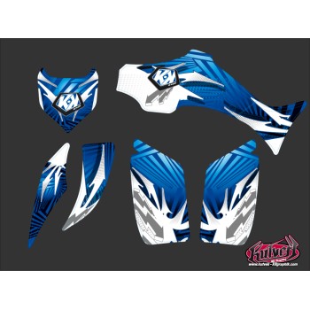 Kit Déco Quad Graff Yamaha 350-450 Wolverine Bleu (2006-2009)