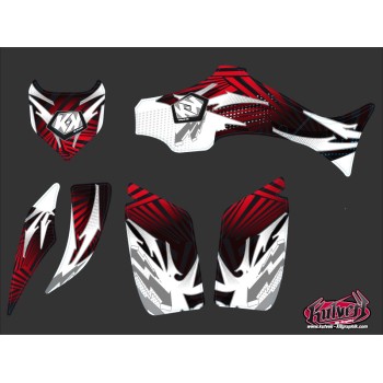 Kit Déco Quad Graff Yamaha 350-450 Wolverine Rouge (2006-2009)
