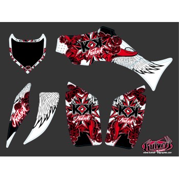Kit Déco Quad Demon Yamaha 350-450 Wolverine Rouge (2006-2009)