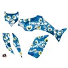 Kit Déco Quad Freegun Eyed Yamaha 350-450 Wolverine Bleu (2006-2009)