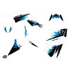 Kit Déco Quad Hangtown Yamaha 90 Raptor Bleu (2009-2023)