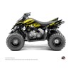 Kit Déco Quad Eraser Fluo Yamaha 90 Raptor Jaune (2009-2023)