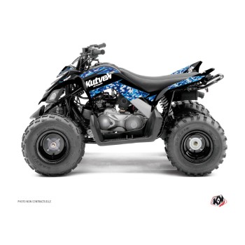 Kit Déco Quad Predator Yamaha 90 Raptor Bleu (2009-2023)