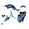 Kit Déco Quad Predator Yamaha 90 Raptor Bleu (2009-2023)