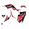 Kit Déco Quad Predator Yamaha 90 Raptor Rouge (2009-2023)