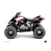 Kit Déco Quad Stripe Yamaha 90 Raptor Rouge (2009-2023)