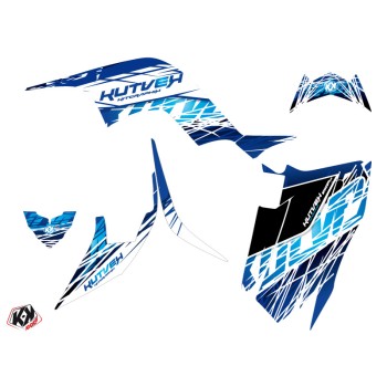 Kit Déco Quad Eraser Yamaha 90 Raptor Bleu (2009-2023)