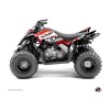 Kit Déco Quad Eraser Yamaha 90 Raptor Rouge Blanc (2009-2023)