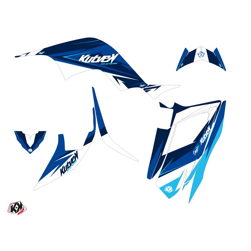 Kit Déco Quad Stage Yamaha 90 Raptor Bleu (2009-2023)