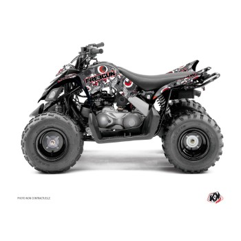 Kit Déco Quad Freegun Eyed Yamaha 90 Raptor Rouge (2009-2023)