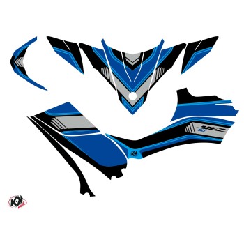 Kit Déco Quad Corporate Yamaha 50 YFZ Bleu (2016-2023)