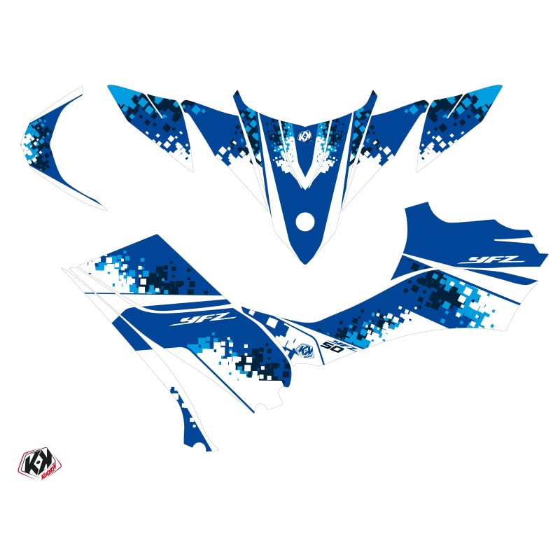 Kit Déco Quad Hangtown Yamaha 50 YFZ Bleu (2016-2023)