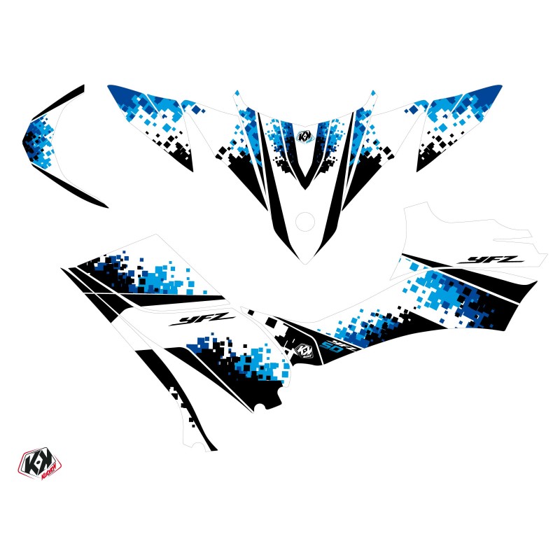 Kit Déco Quad Hangtown Yamaha 50 YFZ Blanc (2016-2023)