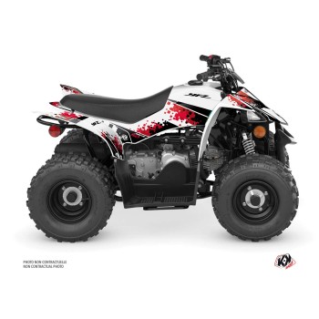 Kit Déco Quad Hangtown Yamaha 50 YFZ Rouge (2016-2023)