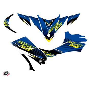 Kit Déco Quad Flow Yamaha 50 YFZ Jaune (2016-2023)
