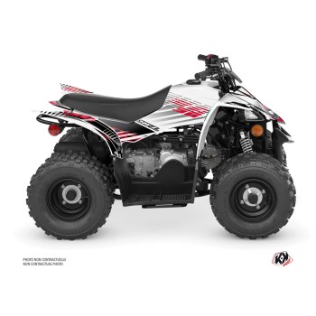 Kit Déco Quad Flow Yamaha 50 YFZ Rouge (2016-2023)