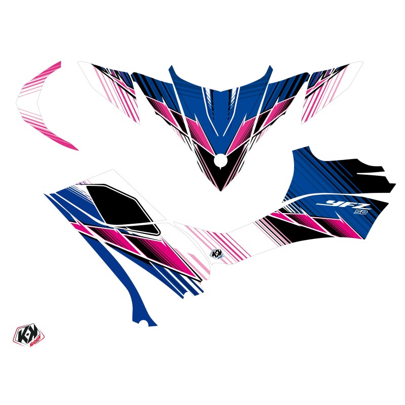 Kit Déco Quad Stripe Yamaha 50 YFZ Rose (2016-2023)