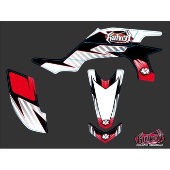 Kit Déco Quad Factory Yamaha 450 YFZ Rouge (2004-2009)