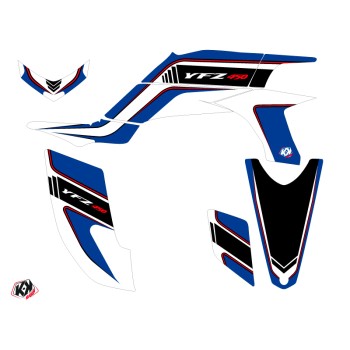 Kit Déco Quad Corporate Yamaha 450 YFZ Bleu (2004-2009)