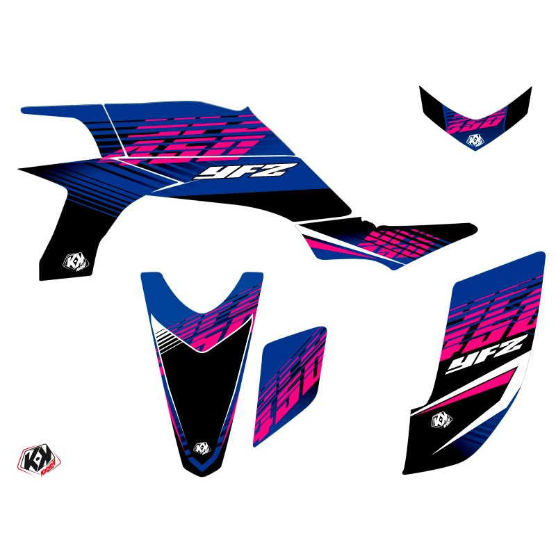 Kit Déco Quad Flow Yamaha 450 YFZ Rose (2004-2009)