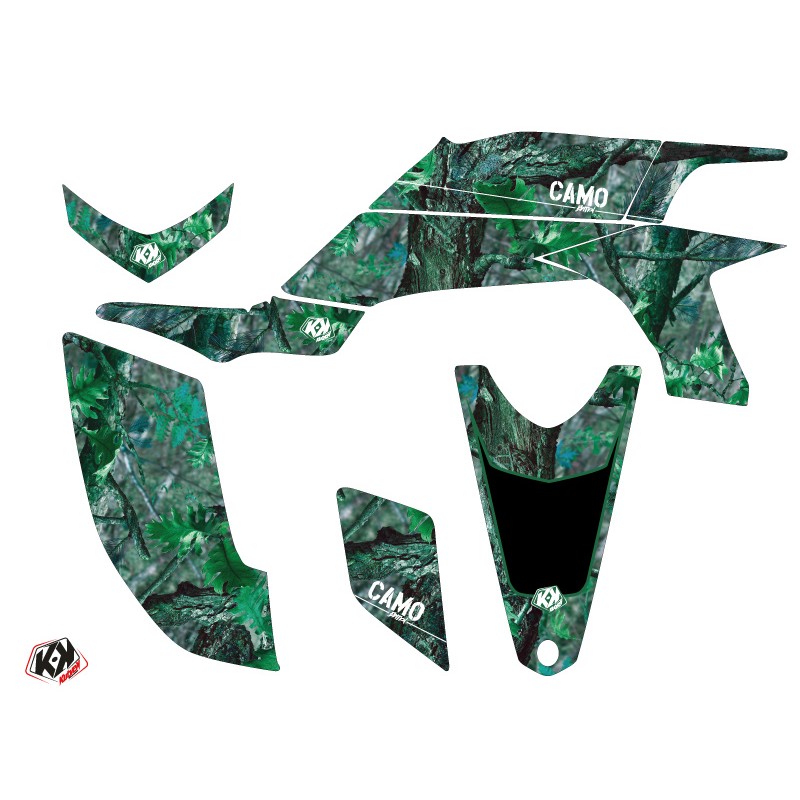 Kit Déco Quad Camo Yamaha 450 YFZ Vert (2004-2009)