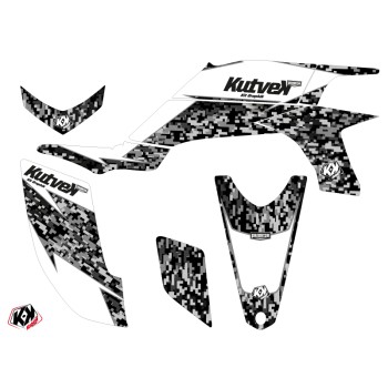 Kit Déco Quad Predator Yamaha 450 YFZ Blanc (2004-2009)
