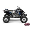 Kit Déco Quad Trash Yamaha 450 YFZ Noir Bleu (2004-2009)