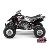 Kit Déco Quad Trash Yamaha 450 YFZ Noir Rose (2004-2009)