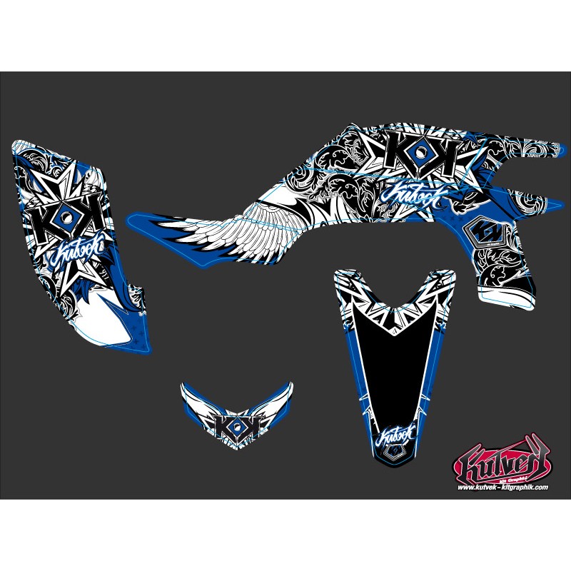 Kit Déco Quad Demon Yamaha 450 YFZ Bleu (2004-2009)