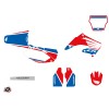 Kit Deco Moto Cross Wing Honda 250 CR Bleu