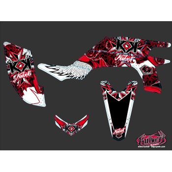 Kit Déco Quad Demon Yamaha 450 YFZ Rouge (2004-2009)