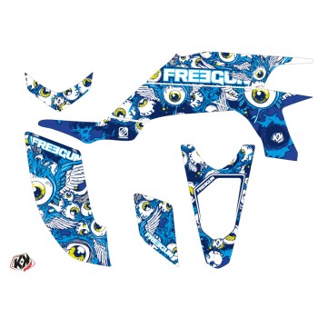 Kit Déco Quad Freegun Eyed Yamaha 450 YFZ Bleu (2004-2009)