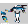 Kit Déco Quad Kenny Yamaha 450 YFZ Bleu (2012-2013)