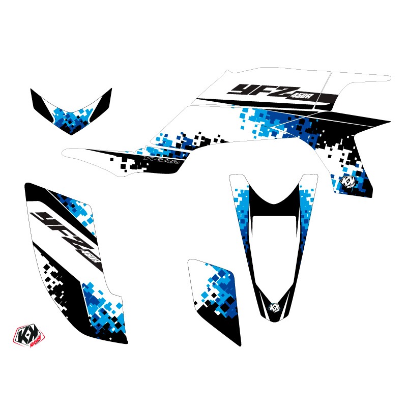 Kit Déco Quad Hangtown Yamaha 450 YFZ Bleu (2012-2013)