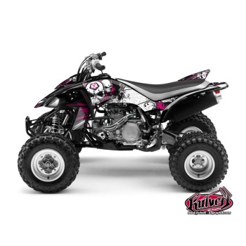 Kit Déco Quad Trash Yamaha 450 YFZ Noir Rose (2012-2013)