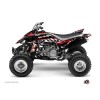 Kit Déco Quad Eraser Yamaha 450 YFZ Rouge Blanc (2012-2013)