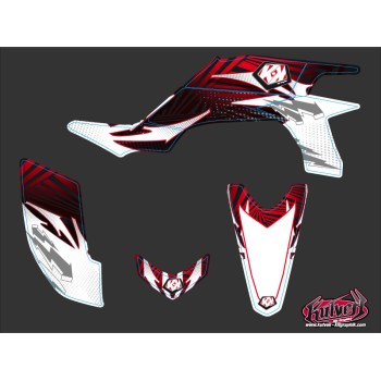 Kit Déco Quad Graff Yamaha 450 YFZ Rouge (2012-2013)