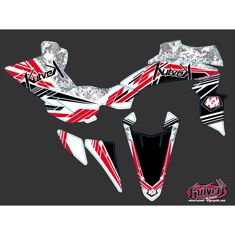 Kit Déco Quad Spirit Yamaha 450 YFZ R Rouge (2009-2013)