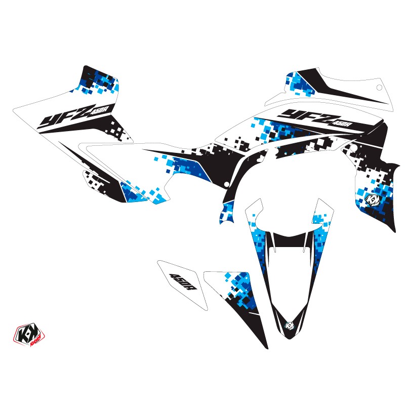 Kit Déco Quad Hangtown Yamaha 450 YFZ R Bleu (2009-2013)