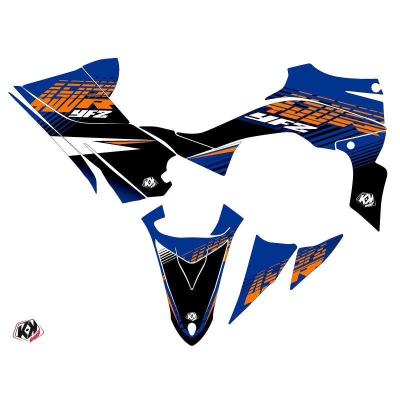 Kit Déco Quad Flow Yamaha 450 YFZ R Orange (2009-2013)