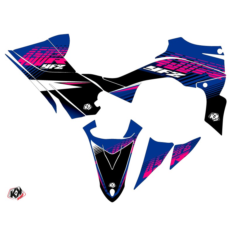 Kit Déco Quad Flow Yamaha 450 YFZ R Rose (2009-2013)