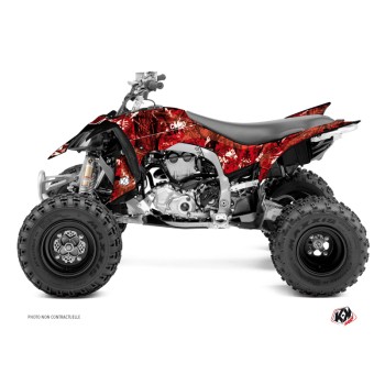 Kit Déco Quad Camo Yamaha 450 YFZ R Rouge (2009-2013)