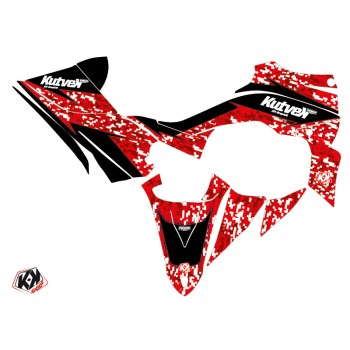Kit Déco Quad Predator Yamaha 450 YFZ R Rouge (2009-2013)