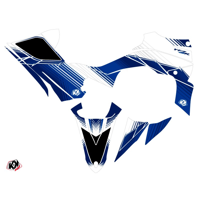 Kit Déco Quad Stripe Yamaha 450 YFZ R Bleu Nuit (2009-2013)