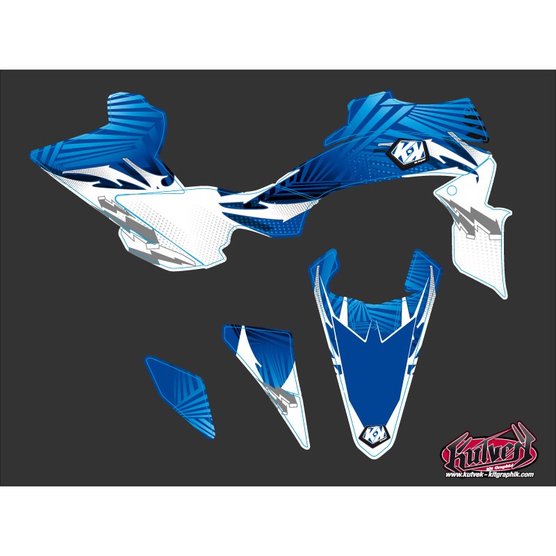 Kit Déco Quad Graff Yamaha 450 YFZ R Bleu (2009-2013)