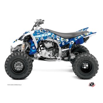 Kit Déco Quad Freegun Eyed Yamaha 450 YFZ R Bleu (2009-2013)