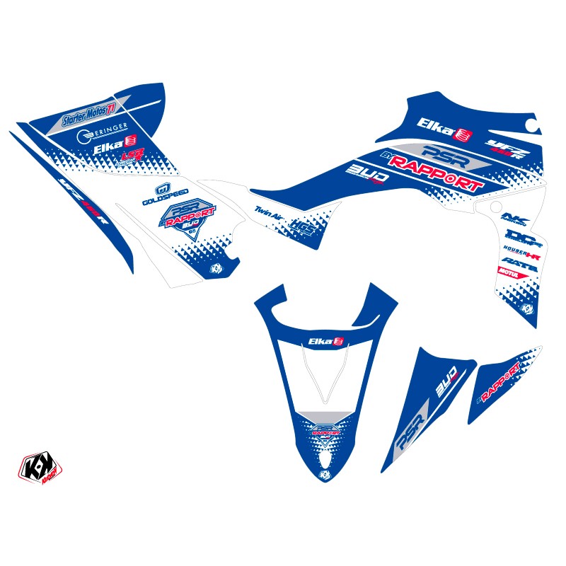 Kit Déco Quad Replica By Rapport K20 Yamaha 450 YFZ R Bleu (2009-2013